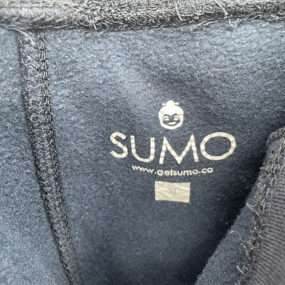 Sumo Unisex Navy Jogger Sweatpants Size XL Tie Waist-14F‎ - Picture 4 of 5